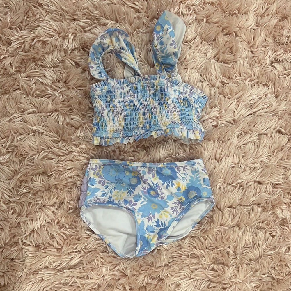 Girls 6 Ruffle Butts Bikini